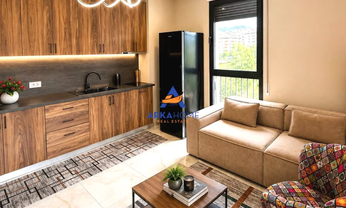Shtepi me qera Apartament ne Tirane, 1+1, Mobilimi E mobiluar, Pagesa 791  Euro.