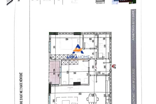 Shtepi ne shitje 2+1 ne Tirane - 132,700 Euro