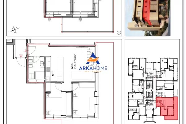 Shtepi ne shitje Apartament ne Tirane, 2+1, Mobilimi Bosh, pa mobiluar, Pagesa 315,000  Euro.