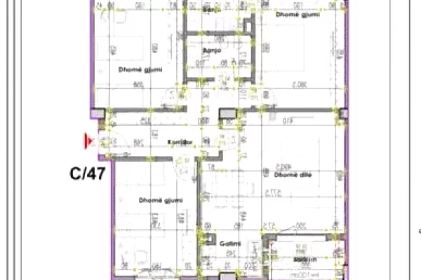 Shtepi ne shitje Apartament ne Tirane, 3+1, Mobilimi Bosh, pa mobiluar, Pagesa 307,120  Euro.