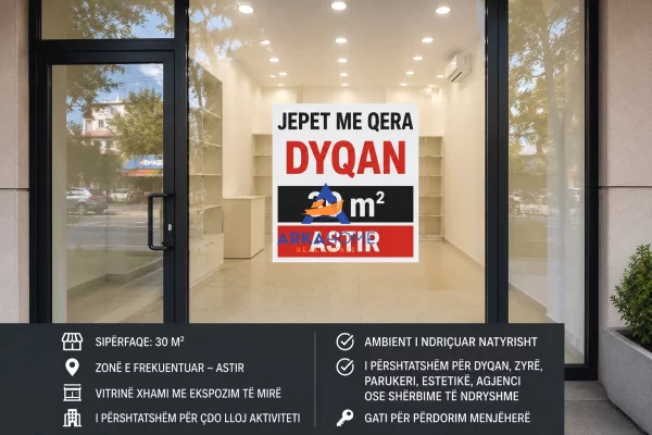 Ambient biznesi me qera 1+1 ne Tirane - 340 Euro