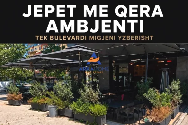 JEPET ME QERA AMBJENT BIZNESI 131M2 "ASTIR – UNAZA E RE, BULEVARDI MIGJENI" 3000 EURO
