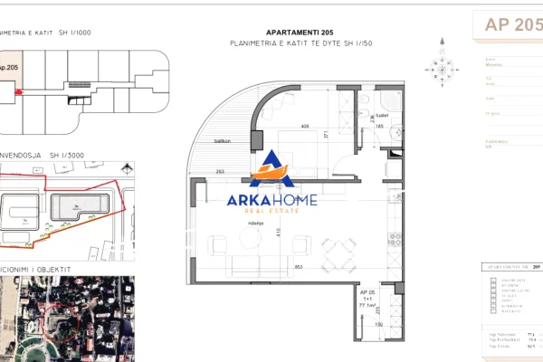 Shtepi ne shitje Apartament ne Durres, 1+1, Mobilimi Bosh, pa mobiluar, Pagesa 194,250  Euro.