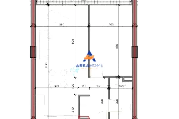 Shtepi ne shitje Apartament ne Tirane, 1+1, Mobilimi Bosh, pa mobiluar, Pagesa 107,181  Euro.