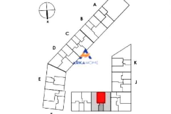 Shtepi ne shitje Apartament ne Tirane, 1+1, Mobilimi Bosh, pa mobiluar, Pagesa 107,181  Euro.