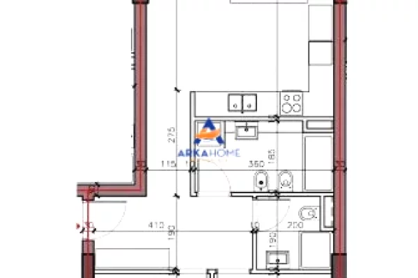 Shtepi ne shitje Apartament ne Tirane, 2+1, Mobilimi Bosh, pa mobiluar, Pagesa 150,053  Euro.