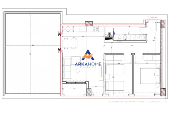 SHITET APARTAMENT 2+1 +BALLKON "KOMPLEKSI SPLENDOR" 23.779.000 LEKE