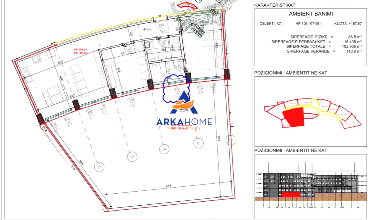 Shtepi ne shitje Apartament ne Tirane, 2+1, Mobilimi Bosh, pa mobiluar, Pagesa 190,350  Euro.
