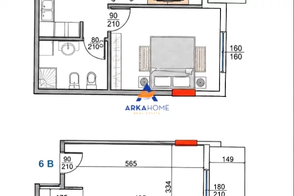 Shtepi ne shitje Apartament ne Durres, 1+1, Mobilimi E mobiluar, Pagesa 65,500  Euro.