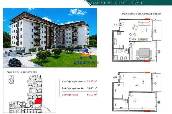 Shtepi ne shitje Apartament ne Durres, 1+1, Mobilimi E mobiluar, Pagesa 65,500  Euro.