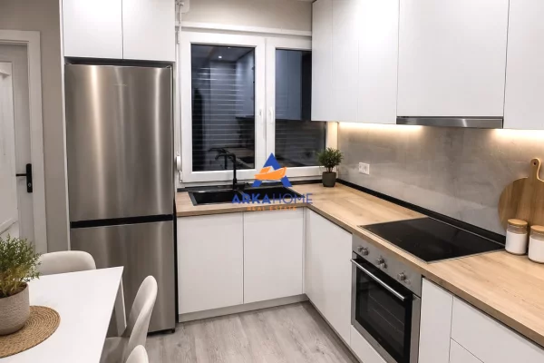Shtepi me qera Apartament ne Tirane, 1+1, Mobilimi E mobiluar, Pagesa 643  Euro.