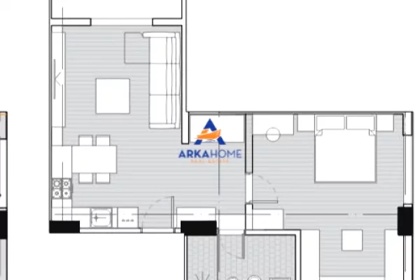 Shtepi ne shitje Apartament ne Pogradec, 1+1, Mobilimi Bosh, pa mobiluar, Pagesa 87,791  Euro.