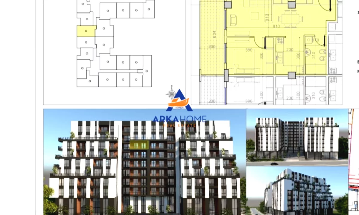 Shtepi ne shitje Apartament ne Tirane, 1+1, Mobilimi Bosh, pa mobiluar, Pagesa 88,780  Euro.