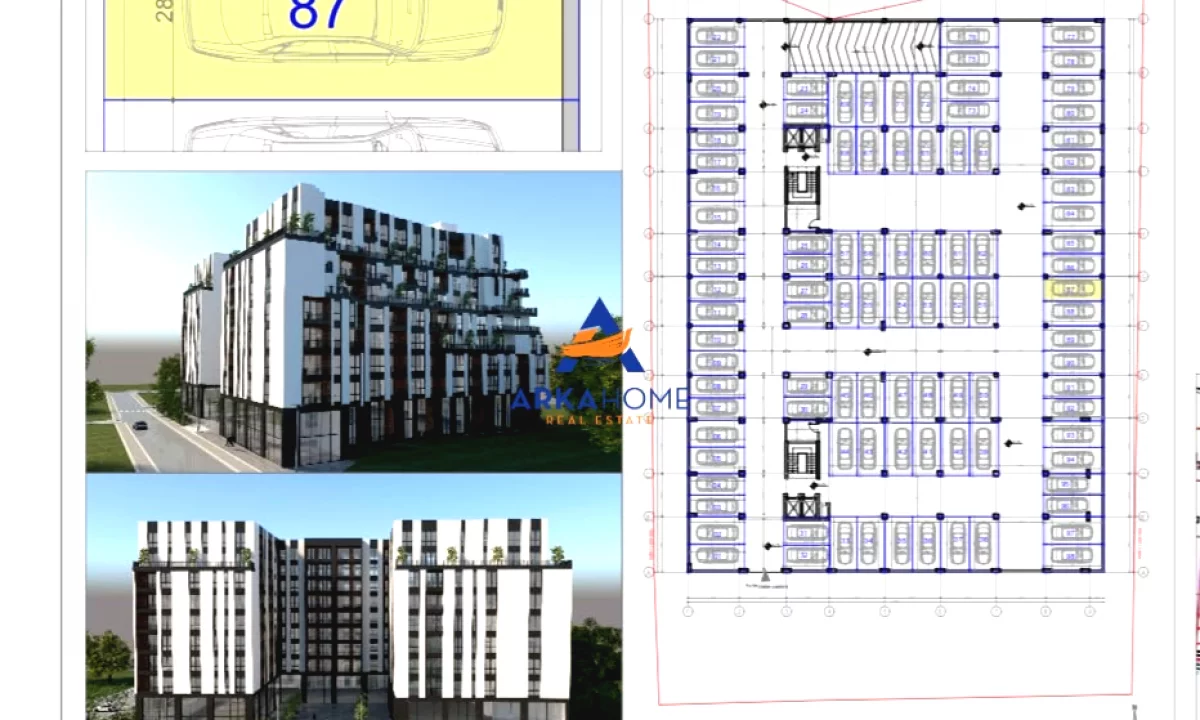 SHITET POST PARKIMI 33 M2 "PASKUQAN" 18000 EURO