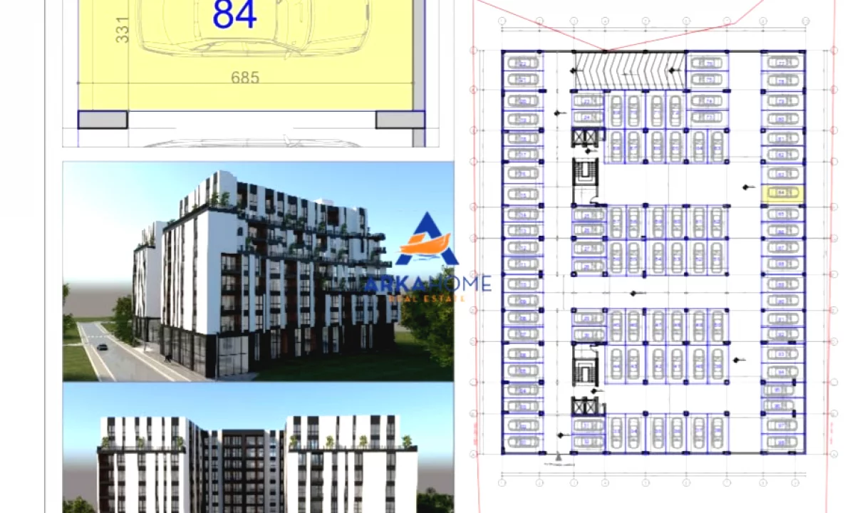 SHITET POST PARKIMI 38.71 M2 "PASKUQAN" 18000 EURO