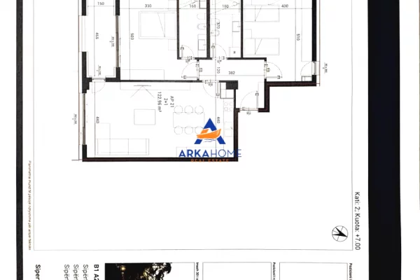 House for Sale Apartment in Himara, 2+1, Furniture Emty, Payment 406,000  Euro.
