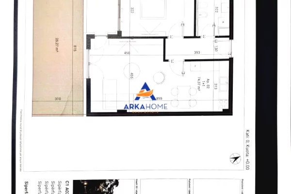 House for Sale Apartment in Himara, 1+1, Furniture Emty, Payment 280,728  Euro.