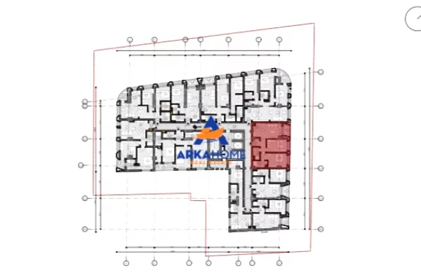 Shtepi ne shitje Apartament ne Tirane, 2+1, Mobilimi Bosh, pa mobiluar, Pagesa 160,980  Euro.