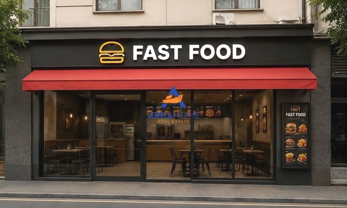 JEPET ME QIRA FAST-FOOD + SHITJE BIZNESI 60 M2 "KTHESA E KAMZES" 700 EURO