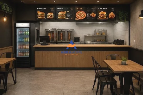 JEPET ME QIRA FAST-FOOD + SHITJE BIZNESI 60 M2 "KTHESA E KAMZES" 700 EURO