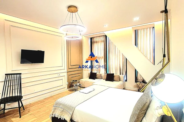 Shtepi ne shitje Apartament ne Tirane, 1+1, Mobilimi E mobiluar, Pagesa 130,000  Euro.