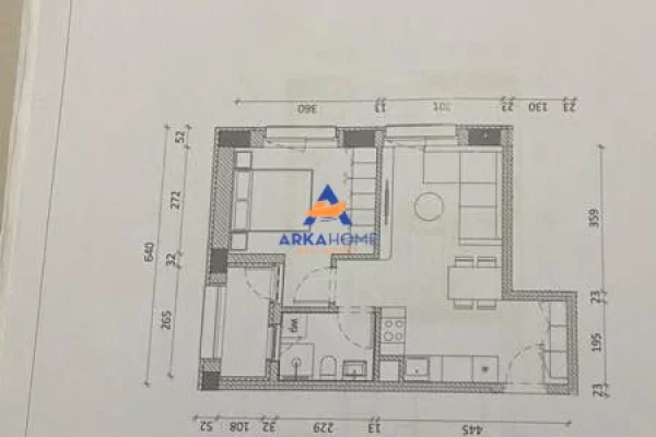 OKAZION SHITET APARTAMENT 2+1 "KADIU,ALI DEM" 148.000 EURO