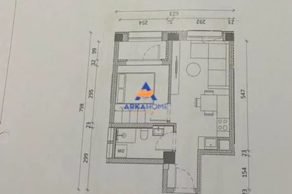 OKAZION SHITET APARTAMENT 1+1 "KADIU, ALI DEMI" 71610 EURO