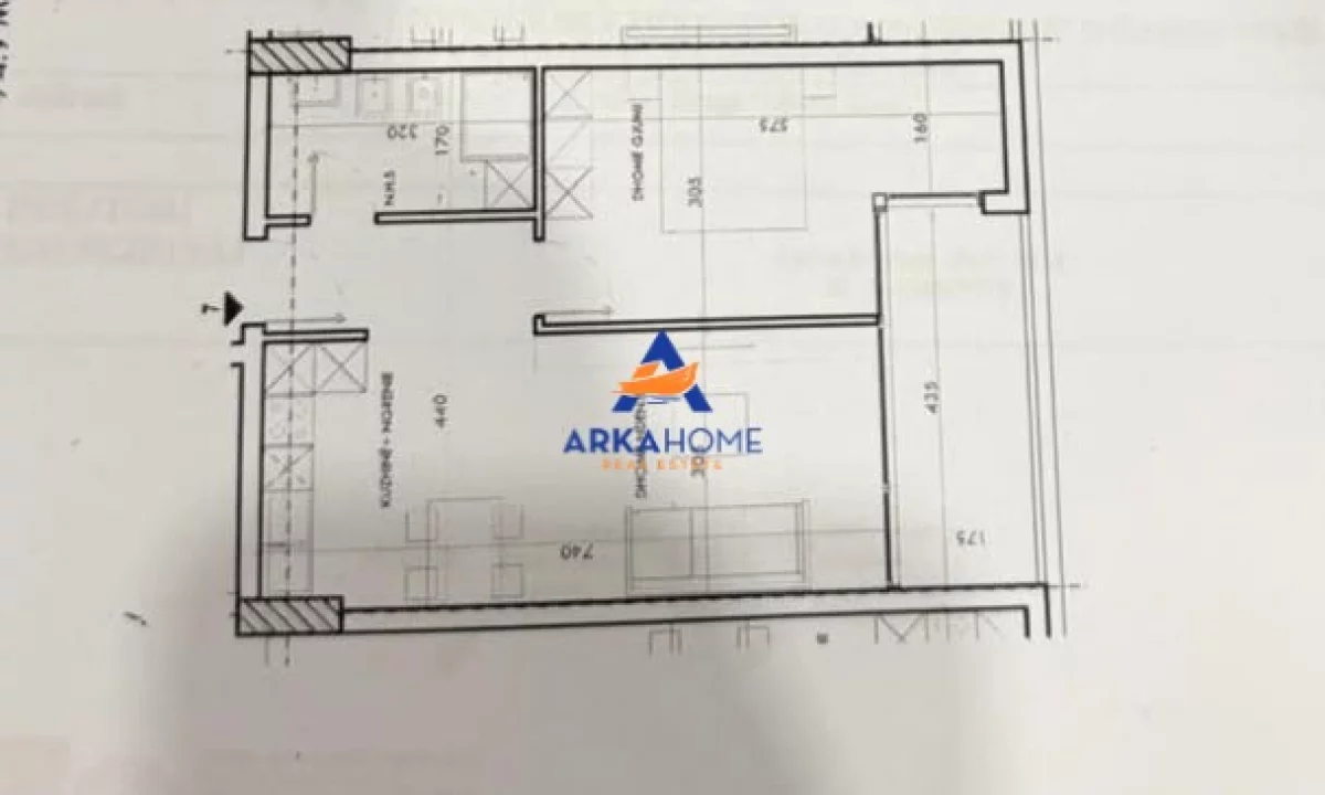 House for Sale Apartment in Tirana, 1+1, Furniture Emty, Payment 74,900  Euro.