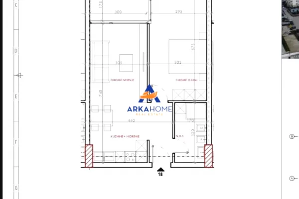 OKAZION! SHITET APARTAMENT 1+1 "ASTIR REZIDENCE 2" 75500 EURO