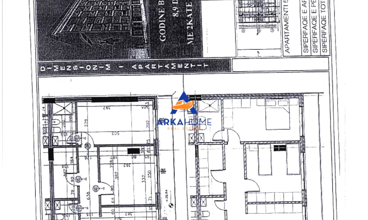 Shtepi ne shitje Apartament ne Tirane, 3+1, Mobilimi Bosh, pa mobiluar, Pagesa 200,000  Euro.