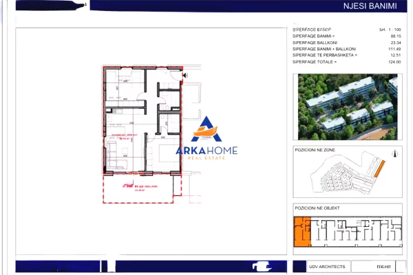 Shtepi ne shitje 2+1 ne Tirane - 235,600 Euro
