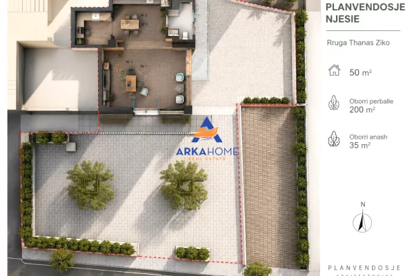 SHITET NJESI TREGTARE 50 M2 "RRUGA THANAS ZIKO" 188.000 EURO