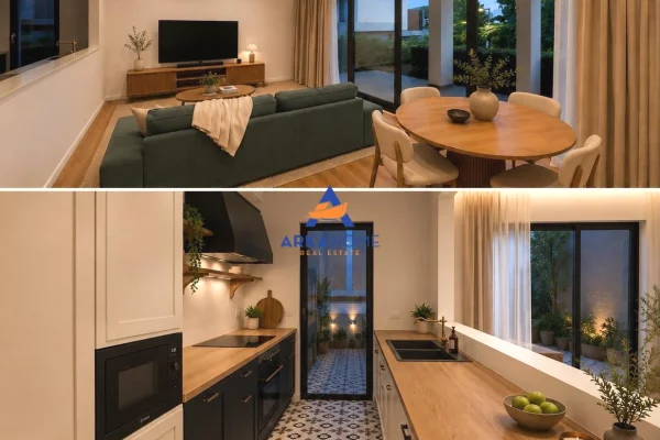 Shtepi me qera Apartament ne Tirane, 2+1, Mobilimi E mobiluar, Pagesa 1,200  Euro.