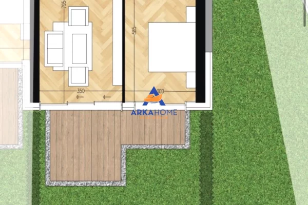 Shtepi ne shitje Apartament ne Himare, 1+1, Mobilimi Bosh, pa mobiluar, Pagesa 540,000  Euro.