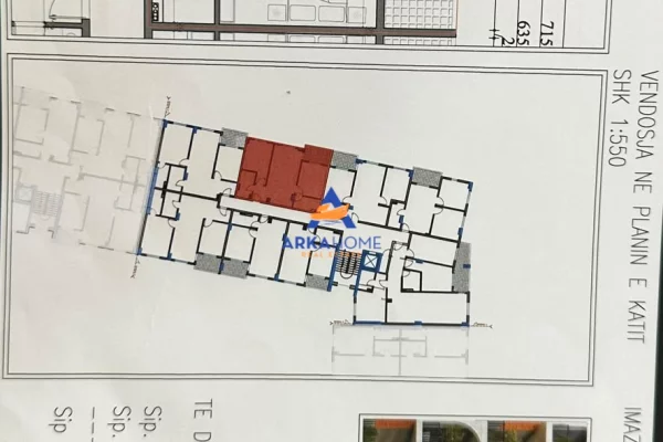 Shtepi ne shitje Apartament ne Tirane, 2+1, Mobilimi Bosh, pa mobiluar, Pagesa 110,768  Euro.