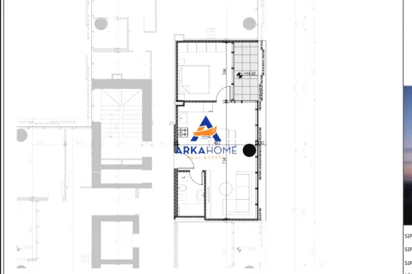 Shtepi ne shitje Apartament ne Tirane, 1+1, Mobilimi Bosh, pa mobiluar, Pagesa 268,655  Euro.