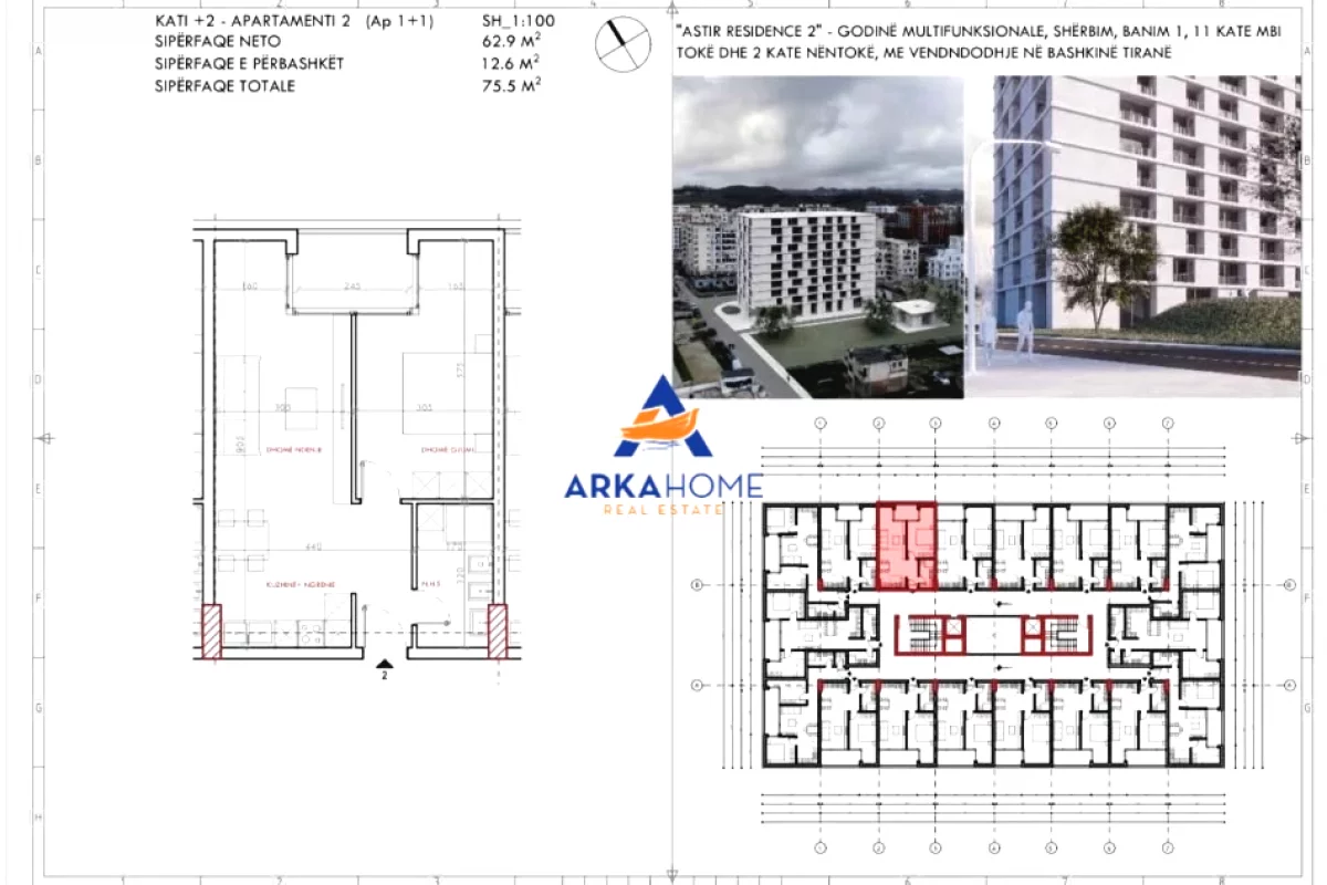 Shtepi ne shitje Apartament ne Tirane, 1+1, Mobilimi Bosh, pa mobiluar, Pagesa 86,825  Euro.