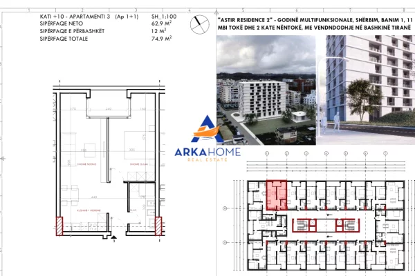 SHITET APARTAMENT 1+1 (FAZE KARABINA) 