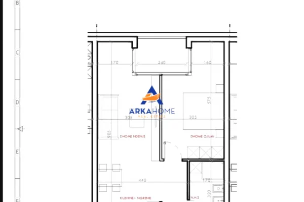 Shtepi ne shitje Apartament ne Tirane, 1+1, Mobilimi Bosh, pa mobiluar, Pagesa 82,400  Euro.