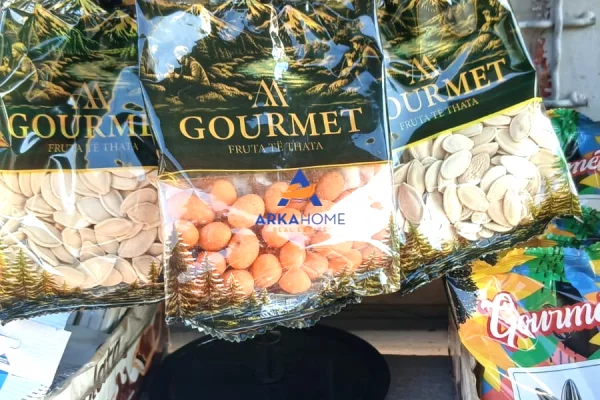 SHITET BIZNES PRODHIMI DHE PAKETIMI TE POPCORN-IT DHE FRUTAVE TE THATA "URA BESHIRIT" 8500000 LEKE