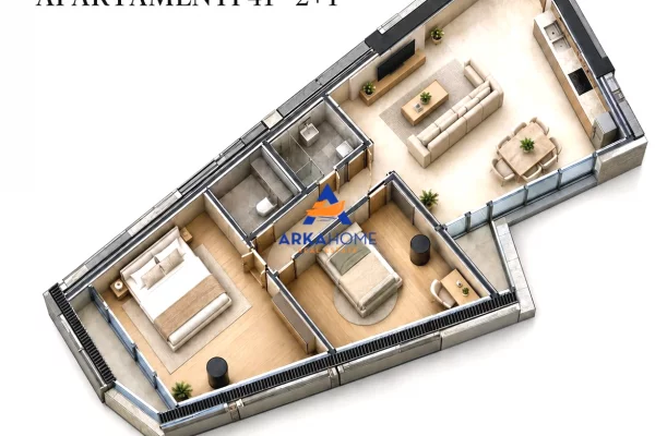 Shtepi ne shitje Apartament ne Tirane, 2+1, Mobilimi Bosh, pa mobiluar, Pagesa 11  Euro.