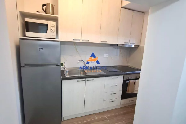 Shtepi me qera Apartament ne Tirane, 1+1, Mobilimi E mobiluar, Pagesa 607  Euro.