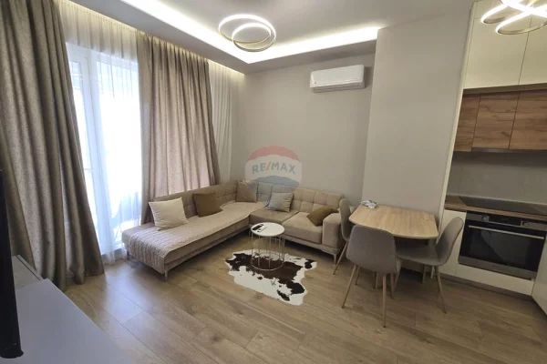 Shtepi me qera Apartament ne Tirane, 1+1, Mobilimi E mobiluar, Pagesa 60,000  Leke.