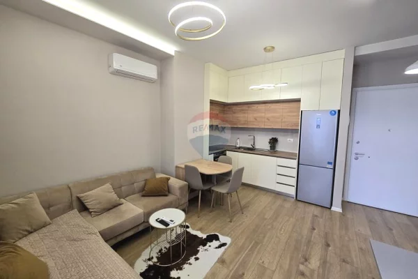 Shtepi me qera Apartament ne Tirane, 1+1, Mobilimi E mobiluar, Pagesa 60,000  Leke.