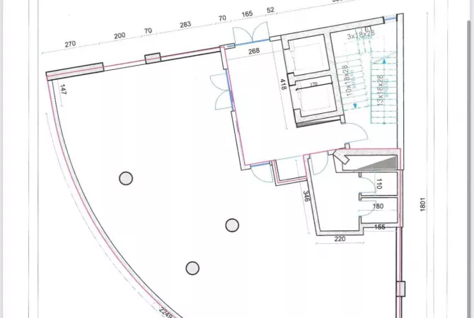 Business Property for Rent 3+1 in Tirana - 2,500 Euro
