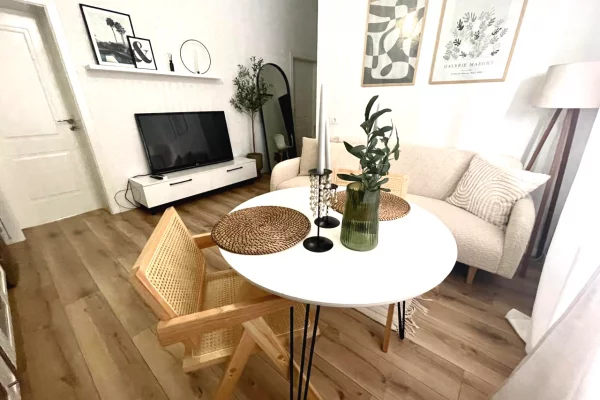 Shtepi me qera Apartament ne Tirane, 1+1, Mobilimi E mobiluar, Pagesa 45,000  Leke.