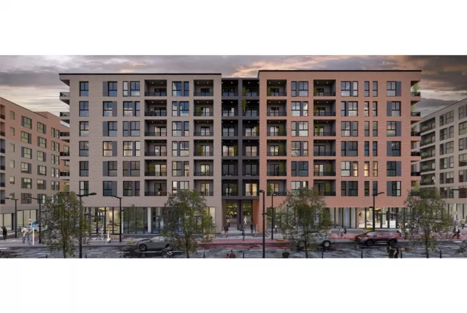 PASKUQAN, SHESIM APARTAMENT 2+1 TE RINGSIDE RESIDENCES - 117,800 €