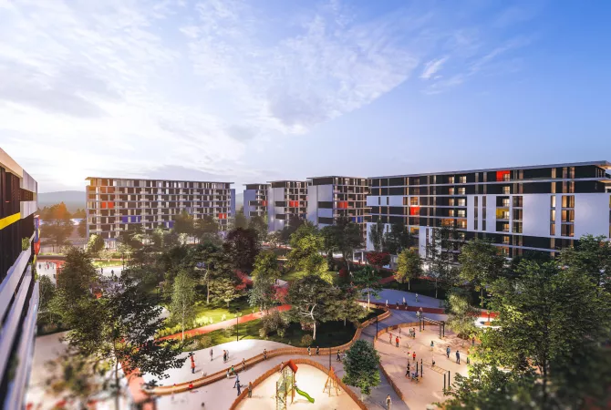 Shitet Apartament 1+1+Parking - Univers City