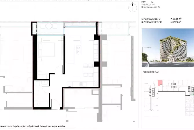 Shtepi ne shitje Apartament ne Tirane, 1+1, Mobilimi Bosh, pa mobiluar, Pagesa 148,000  Euro.