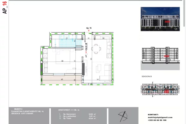 Casa in vendita 1+1 a Tirana - 57,000 Euro